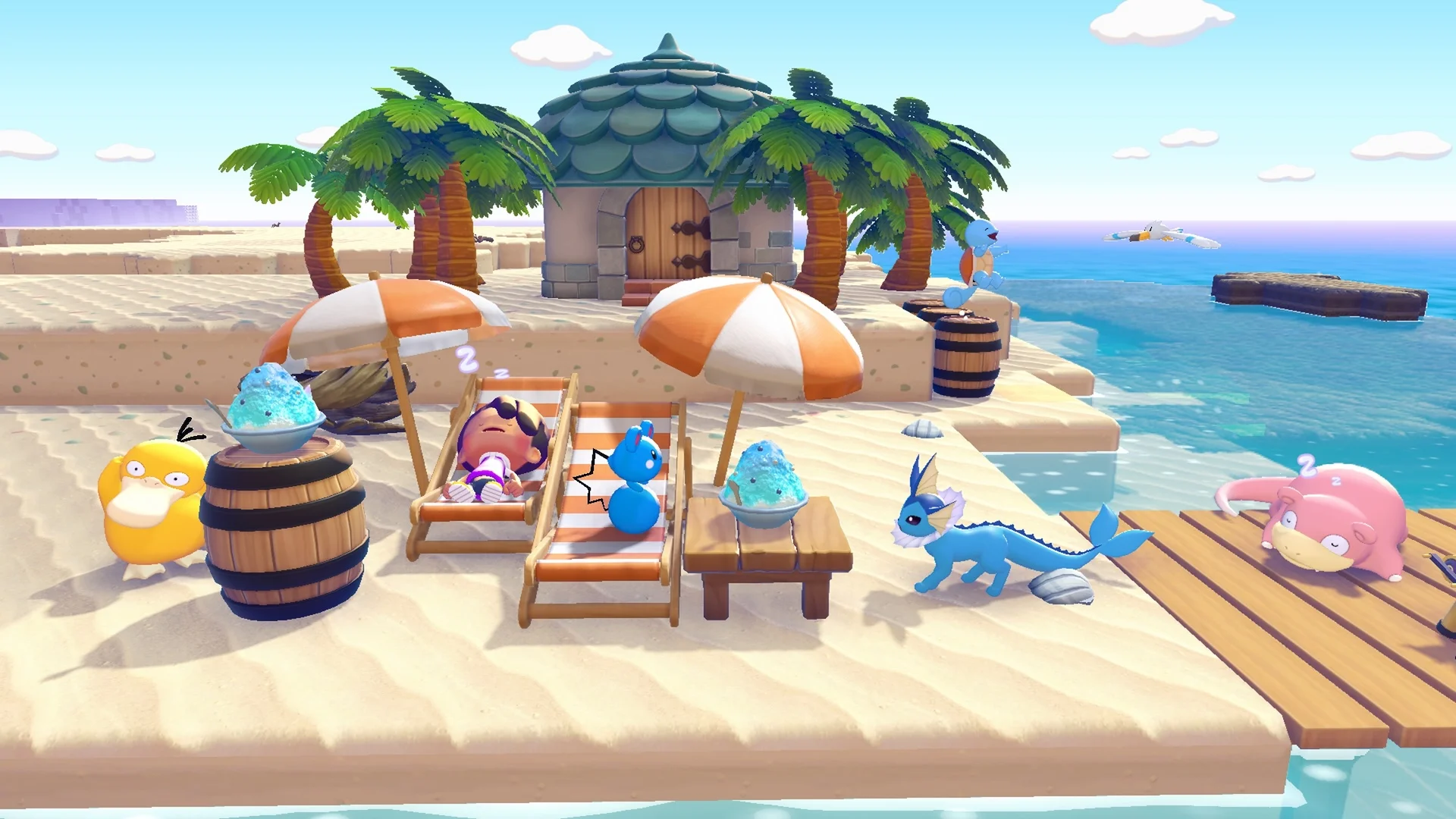 Screenshot from the upcoming life-sim game Pokémon Pokopia