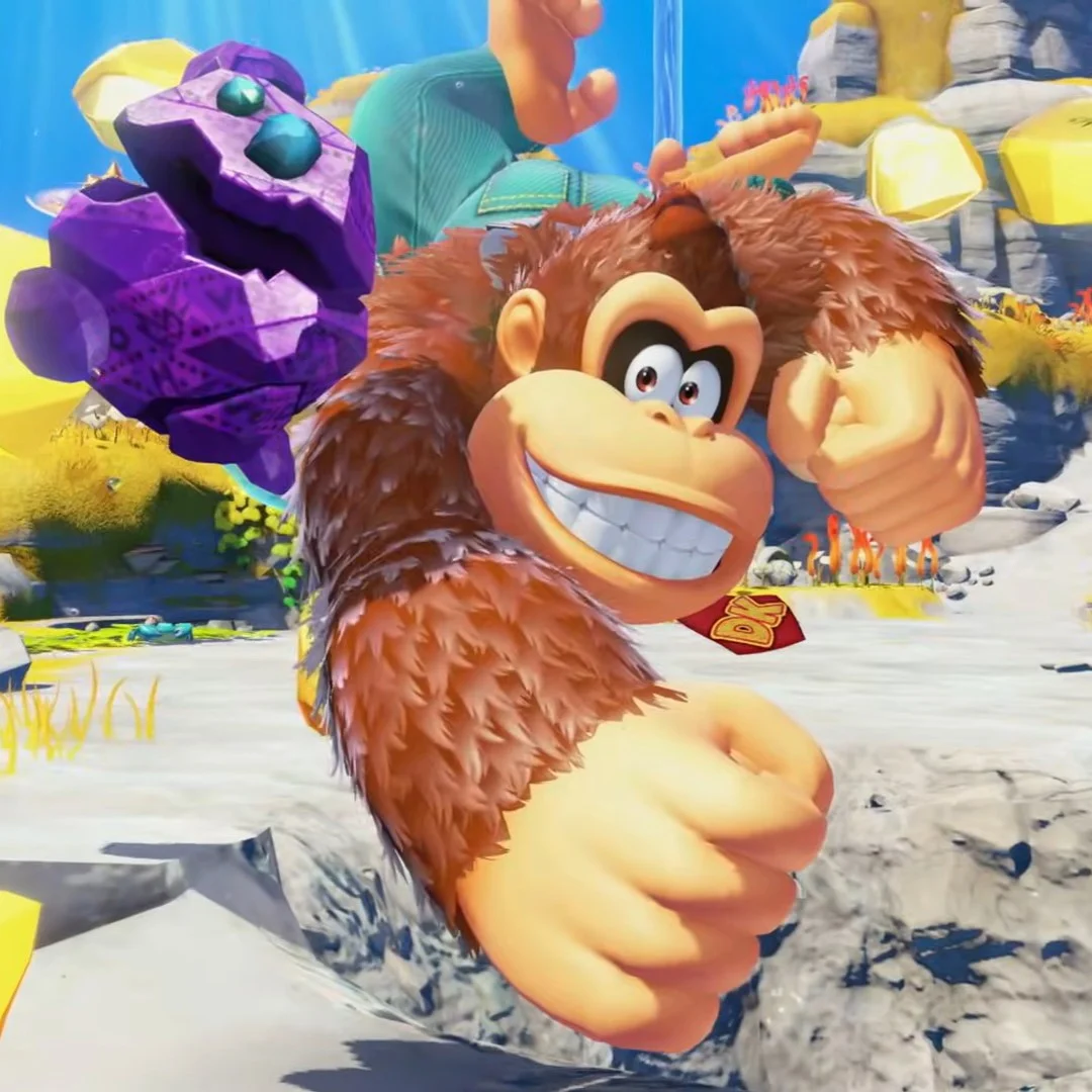 Key art from Donkey Kong Bananza