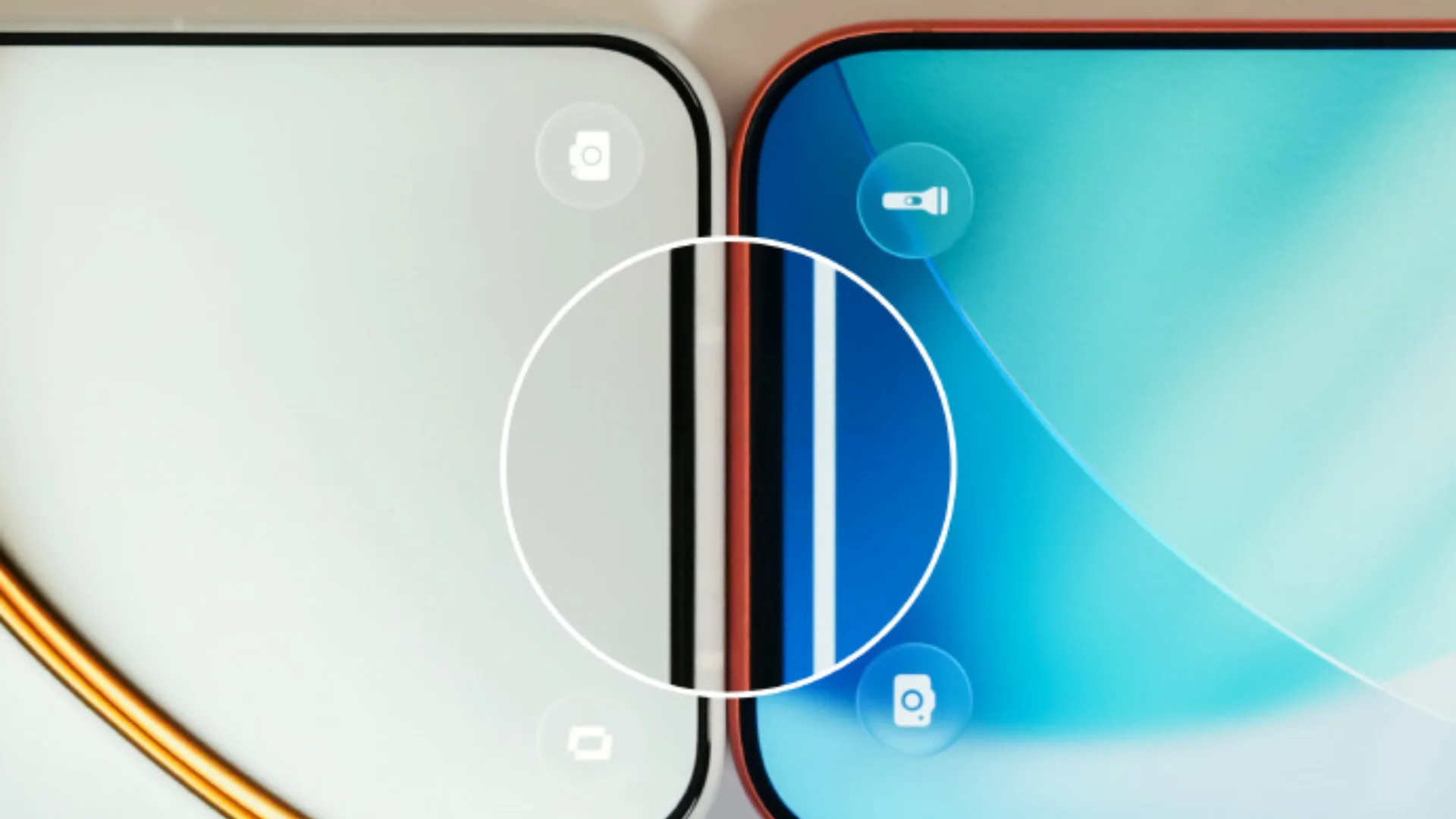 OnePlus 15T next to an iPhone 17 Pro