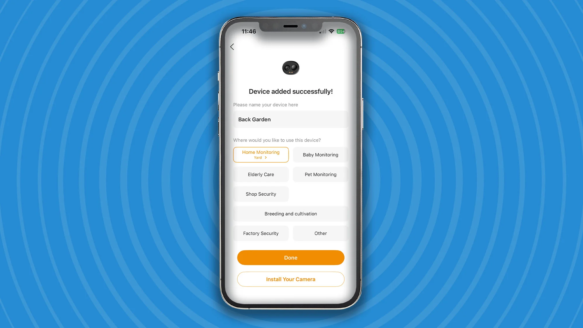 Adding IMOU Cell 3C All-in-One Security Camera to mobile app