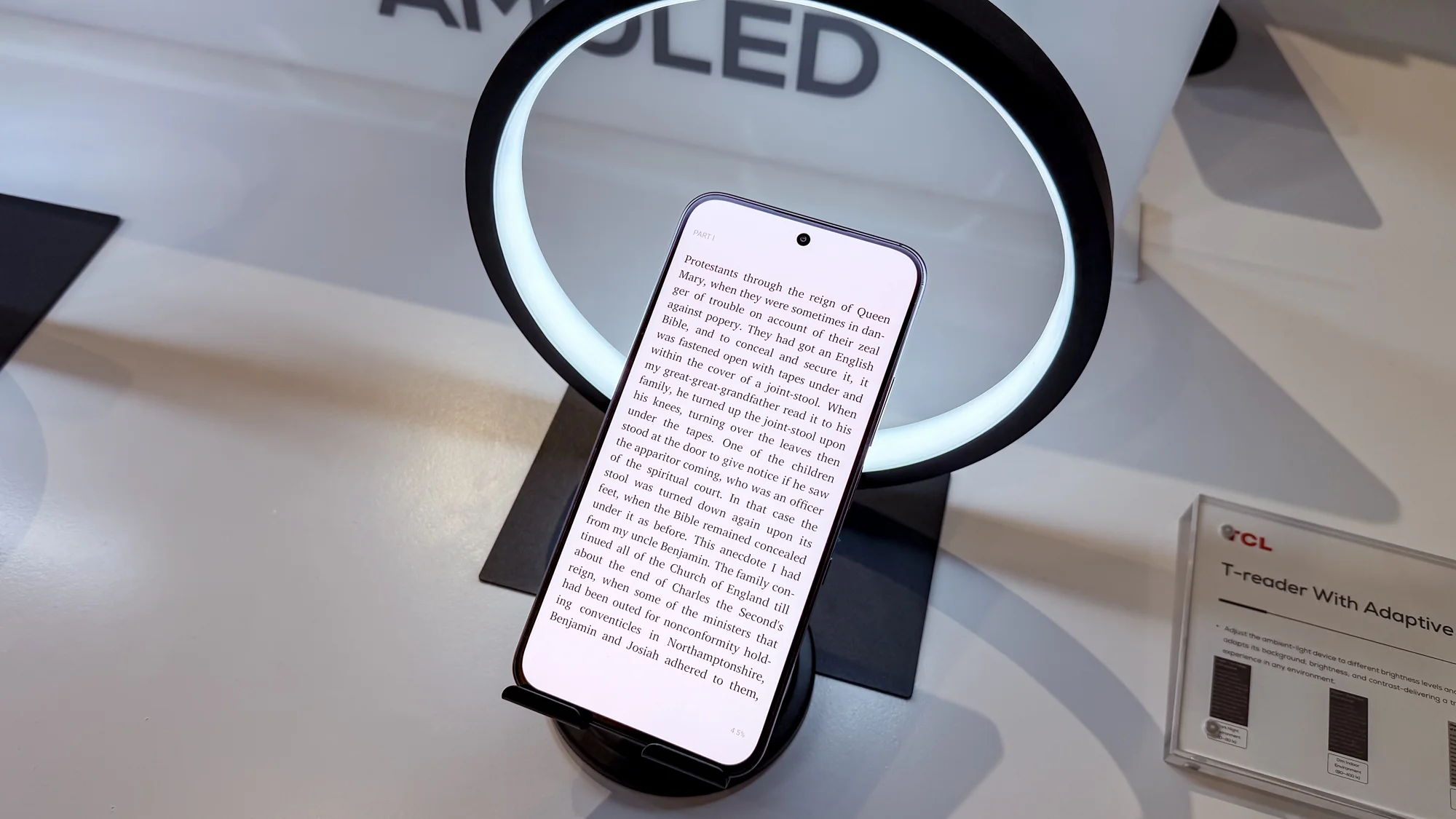 TCL Nxtpaper AMOLED anti-glare