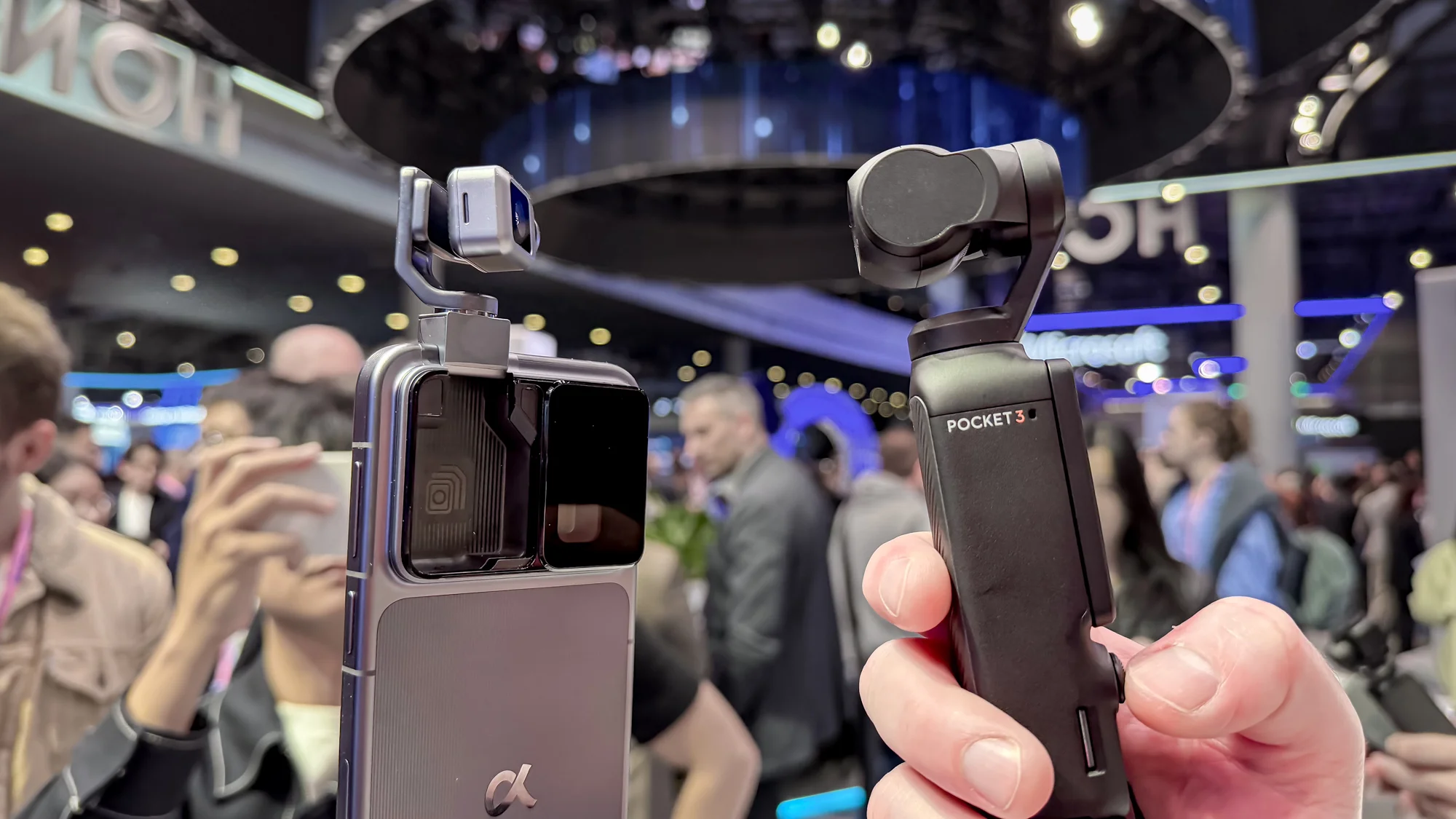 Honor Robot Phone and DJI Osmo Pocket 3 camera